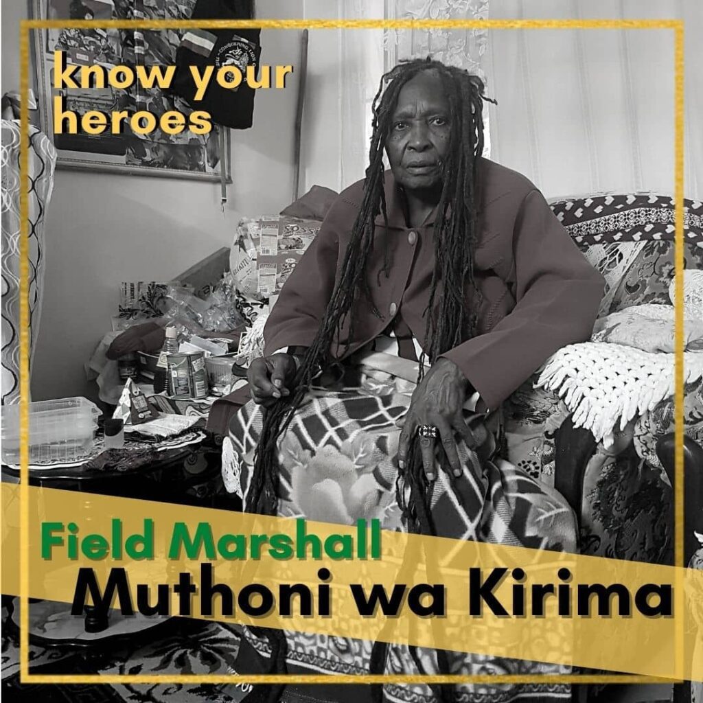 field marshall muthoni wa kirima mau mau leader